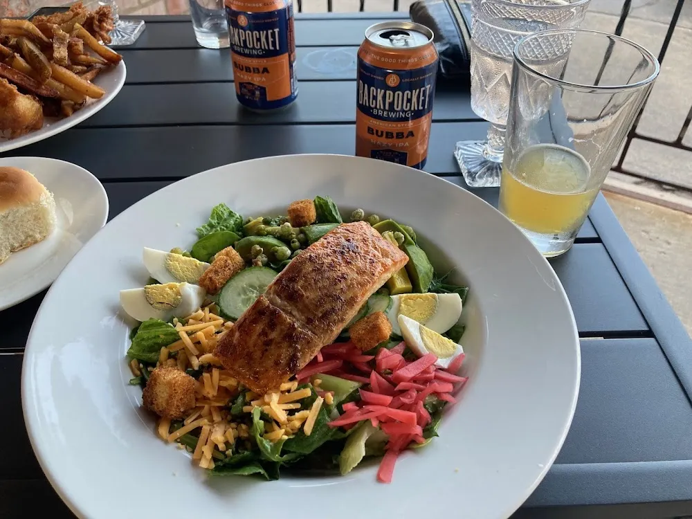Spring Salad with Salmon